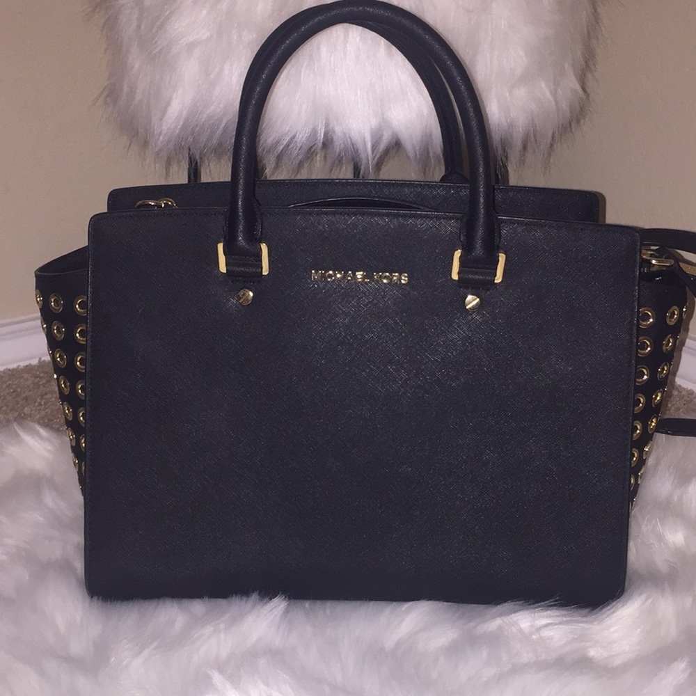 Large Dark Blue Michael Kors